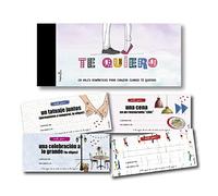 Happymots Talonario 20 Vales Románticos | Te quiero | Vales Regalo Pareja | Regalos Originales para Mujer | Regalos Originales para Hombre | Regalos Navidad | Regala Momentos, no cosas.