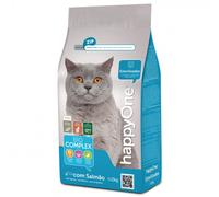 HappyOne Esterilizado - Pienso seco para gatos adultos - Salmón - Cantidad: 2 kg