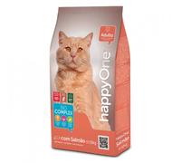 HappyOne - Pienso seco para gato adulto - Salmón - Cantidad: 10 kg