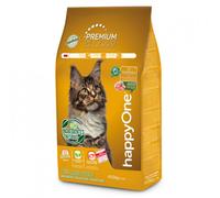 HappyOne Premium - Pienso seco para gato adulto esterilizado - Aves - Cantidad: 10 kg