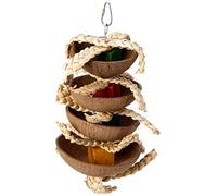 THE TECH LODGE Critter's Choice Coco Divertido Juguete Colgante Adecuado para Chinchillas