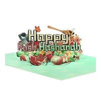 HappyRosh Hashanah Tarjetas de felicitación religiosas Shanah 3D para Año Nuevo para la familia