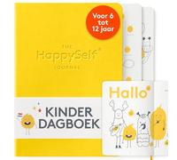 HappySelf Diario - El premiado diario para niños de 6 a 12 años que fomenta la felicidad, desarrolla hábitos positivos y nutre las mentes inquietas [Edición en lengua holandesa] (Amarillo)