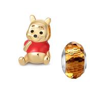 HappyStar 925 plata esterlina abalorios para pulseras Charm Bead Fit for Pandora pulsera mujer Dangle Pendant for Charms Bracelets(Con perlas de aislamiento)