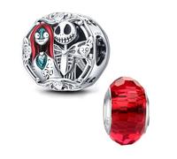 HappyStar 925 plata esterlina abalorios para pulseras Charm Bead Fit for Pandora pulsera mujer Dangle Pendant for Charms Bracelets(Con perlas de aislamiento)