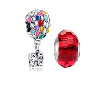 HappyStar Bead Charms para Charms Pulsera Collar Joyería Europea, Bead Charms para Mujer, Colgante Plata de Ley 925