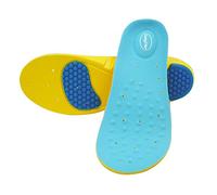 HappyStep Plantillas deportivas de gel de espuma viscoelástica con soporte de arco neutro, amortiguación en el talón y la bola del pie, absorción de golpes, cómodas inserciones de zapatos (35-37 UE)