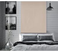 HappyStor Dark Estor Enrollable A MedidaTejido Opaco 100% Poliéster 203-Marfil Medida Total Estor: 75x230 (Solo Ancho Tela:71-74cm.)