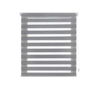 HappyStor Door N&D Estor Enrollable EasyFix Noche y Dia 303-gris Medida Total Estor: 107x180 (Solo Ancho Tela:103-104cm.)