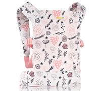 HappyVk - Porta Muñecas - Porta muñecas para niñas pequeñas Delante y detrás - Lindas Flores y Corazones