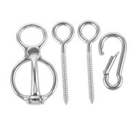 Happyyami 1 Juego Anillo De Tiro para Inoxidable Anillo De Sujeción Conveniente para Equipamiento para Accesorios De Seguridad para Atar