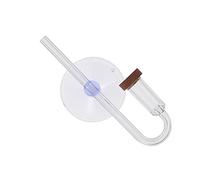 Happyyami 1 Juego Bandeja De Burbujas De Pecera Bomba De Aire del Acuario Mini Agua Limpiador De Grava para Peceras Tanque Termómetro Acuario Piedra De Aire Sumidero Transparent Acrílico