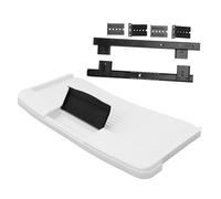 Happyyami 1 Juego Bandeja Deslizante para Teclado Bajo Escritorio Soporte Ajustable Ergonomico con Diseño de Cajón para Almacenamiento Mesa Sin Necesidad de para Instalación