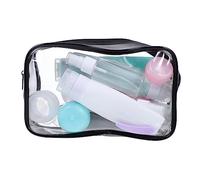 Happyyami 1 juego Botella de Viaje Portátil de Silicona Juego de Botellas de Loción Prueba de Fugas para Cosméticos y Artículos de Aseo para y al Aire