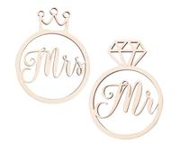 Happyyami 1 Par Anillo de Madera para Fotografía de Bodas Accesorio Decorativo de Mano para Sesiones Fotográficas y Elegante para Recuerdos