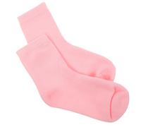 Happyyami 1 Par Pie Film Care Cover Foot Cover calcetines mujer guantes de pie para hidratar calcetines de gel calcetines de máscara pies tejido de punto rosa