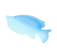 Happyyami 1 Pc Adorno De Pescado De Hierro Pecera Percha Océano Tanque Juguete Decoración Al Aire Rosario Neto Artificial De Colores Red De Pesca Para La Decoración Planchar Blue