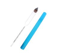 Happyyami 1 Pc Hidrómetro gravímetro de Agua Salada Tanque de Acuario de Vidrio densimetro hidrometro probador de medición de Agua salinómetro de Acuario Manual medidor de Densidad Equipo