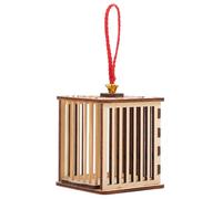 Happyyami 1 Pieza Jaula de Transporte Portátil para Contenedor de Cría de Madera para y para Observación de Mascotas Pequeñas Accesorios Aleatorios Incluidos