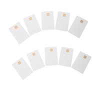 Happyyami 10 Piezas Hablando Tarjeta para Hotel Tarjetas Blancas con Chip Señal Tarjeta para De Control De Acceso Tarjeta Blanca Clonar Cartas Tarjetas IC Inteligentes Cobre