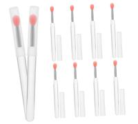 Happyyami 10 Piezas Pinceles de Silicona para Tapa Aplicador Reutilizable para Labial y Labial de Limpiar y Suave para Exfoliación y