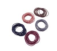 Happyyami 100piezas Banda De Goma Elástica Alta Sin Costuras Pelo Coletero Para Mujer y Niña Gomitas Elásticas Para Cabello