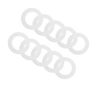 Happyyami 10piezas Anillo De Cera Para Máquina De Cera Tapetes De Papel Encerado Accesorios De Depilación Protección Contra Desbordamiento Para