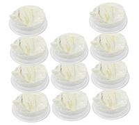 Happyyami 11piezas Calcetines De Filtración para Acuarios Diseño De Panal Accesorio para Limpieza De Peceras y Tanques De Agua Alta Permeabilidad y Absorción para Mantener El Hábitat