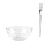 Happyyami 12piezas Kit De Bol Transparente y Brocha Para Mascarilla Facial Herramientas Reutilizables Para Mezclar y Aplicar Mascarillas De Barro Compacto y Ligero Para Cuidado Facial Viajes