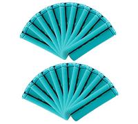 Happyyami 18 Piezas Herramienta de permiso de rizador de cabello volumen estilo bueno delgado chinos rodillo de pelo rulos rizadores de pelo de bricolaje el plastico Sky-blue
