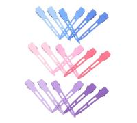 Happyyami 18piezas Pinza Cabello Sin Costuras Metal Pinzas Para Peinar Que No Doblan Para Maquillaje y Uso Diario