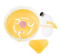 Happyyami 1juego Accesorios para Hámster Rueda De Ejercicio Cuenco De Comida y Bebedero para Pequeños Animales Casa o Oficina Color