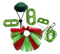 Happyyami 1juego Arnés Ajustable para Gecko Correa Decorativa De Navidad Kit De Traction Rope para Reptiles para Lizard y Crested Gecko