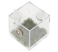 Happyyami 1juego Caja Acrílica Transparente para Criar Saltarines Recinto para Insectos y Arañas Pequeñas Ventilación y Diseño Observacional