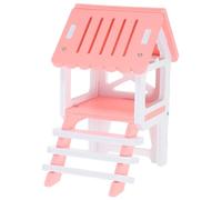 Happyyami 1juego Casa De Hámster De Doble con Escondite y Escalera Refugio para Cobayas y Chinchillas Villa para Pequeños Roedores