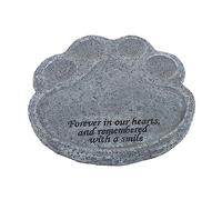 Happyyami 1pieza Tombstone Creativo De Resina para Mascotas Conmemorativa para Jardín Recuerdo De Patita De Perro o Gato Decoración De Patio