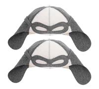 Happyyami 2 gorros de sauna de fieltro de piloto - Gorro de sauna ruso para hombre y mujer - de de lana suave y cómodo - Accesorio para baño de vapor