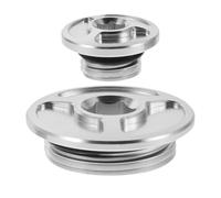 Happyyami 2 pernos de tapa de distribución del motor - Tapón de llenado de aceite de tapa de distribución del motor de motocicleta, tapa del cárter, compatible con Honda CRF250R
