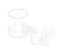 Happyyami 2 Piezas Alimentador de Agua para Hormigas Taza del alimentador del camarón del Gusano Bebedero de Agua para Hormigas Recipiente para Beber Hormigas Bebedero de Nido de Hormigas