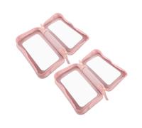 Happyyami 2 Piezas Bolsa de Maquillaje Transparente de PVC para Viaje Neceser de Cosméticos para Mujeres Organizador Práctico y Ligero para Aseo y Accesorios