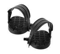 Happyyami 2 Piezas de Bicicleta Plegables con Correas Mecanismos Resistentes de Plástico para Bicicletas Estáticas de Fitness Casa de Compatibles con Accesorios de Ciclismo Interior