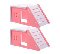 Happyyami 2 Piezas De Casa De Castillo para Hámster Cabaña Escondite para Animales Pequeños Jaula para Hábitat De Conejillos De Indias Escondite para Hámster Actividad Molar para Masticar