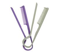 Happyyami 2 Piezas plancha de pelo bien cabello de despedida peine de pelo para mujer desenredar rosa peine de pelo para hombre peines mezcladores para peine alisador de trigo