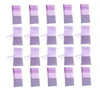 Happyyami 20 de Lavanda Vacíos para Perfumar Armarios y Coches, Cordón y Tejido Vintage, Ideales para Bodas, Fiestas y Regalos