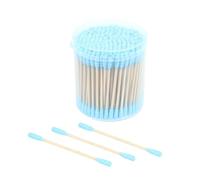 Happyyami 200 Piezas Bastoncillos de Algodón de Unidades Hisopos de Doble Punta para Maquillaje Limpieza y Cuidado del Colores Aleatorios con Caja de Almacenamiento Color