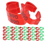 Happyyami 200 Uds Anillos para Patas Bandas para Patas De Identificación De Pollo Anillos para Patas De Paloma Accesorios para Pollos Anillo De Identificación De Palomas Etiquetas De Pollo