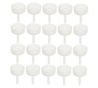 Happyyami 20piezas Incubadora De Tapas De Botellas para Camarones Salmuera Tapas Transparentes para Botellas De Eclosión para Criadero De Huevos De Acuario