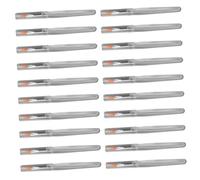 Happyyami 20piezas Pinceles De Maquillaje Mango Transparente De Pincel Para Lápiz Labial y Bálsamo Labial Para Maquillaje De Labios y Aplicación Precisa