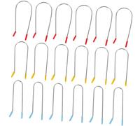 Happyyami 24piezas Abrazadera De Rodillo Calentada Pinzas Para Rulos De Permanente Herramientas De Peluquería Caseras Para Modelador Cabello Caracois Clips De Rodillo Caliente De Pinzas Metá