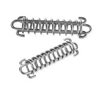 Happyyami 2Piezas Correa para Perro con Amortiguador Inoxidable de Resistente para Perros y Medianos para Actividades y Camping Diseño